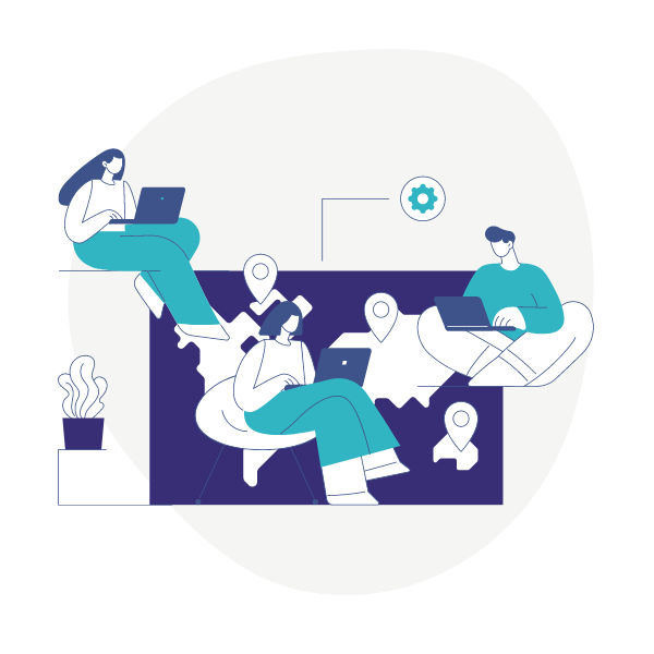 Booking spaces across several company locations in intheOffice